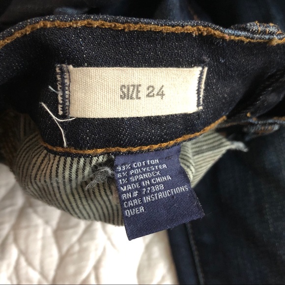 Madewell Dark wash skinny jeans size 24 - Picture 4 of 6